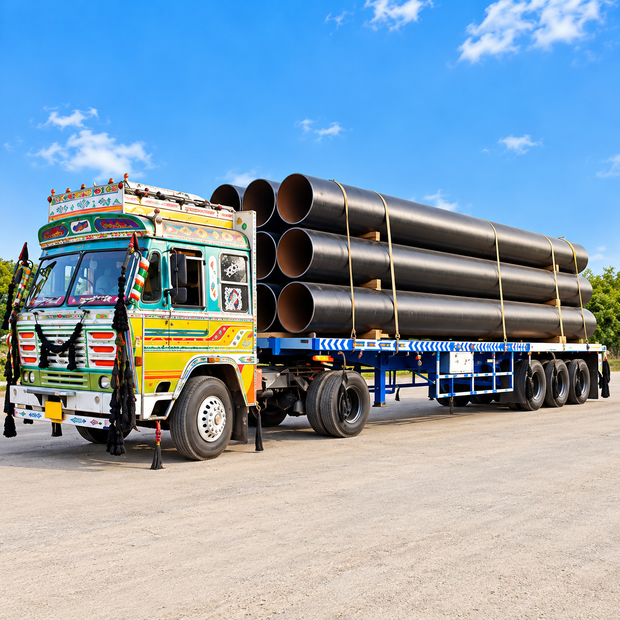 Industrial goods transportation service